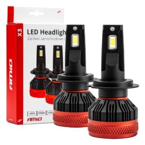 LED sijalica H7 X3 90W 6500K AMIO
