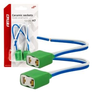 Keramičke utičnice 12/24V 2 kom H7 AMIO