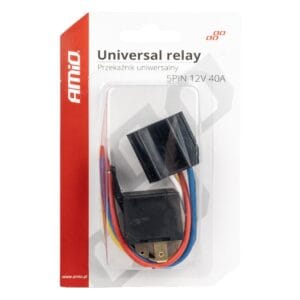 Univerzalni relej sa žicom i utikačem 12V 5 PIN AMIO