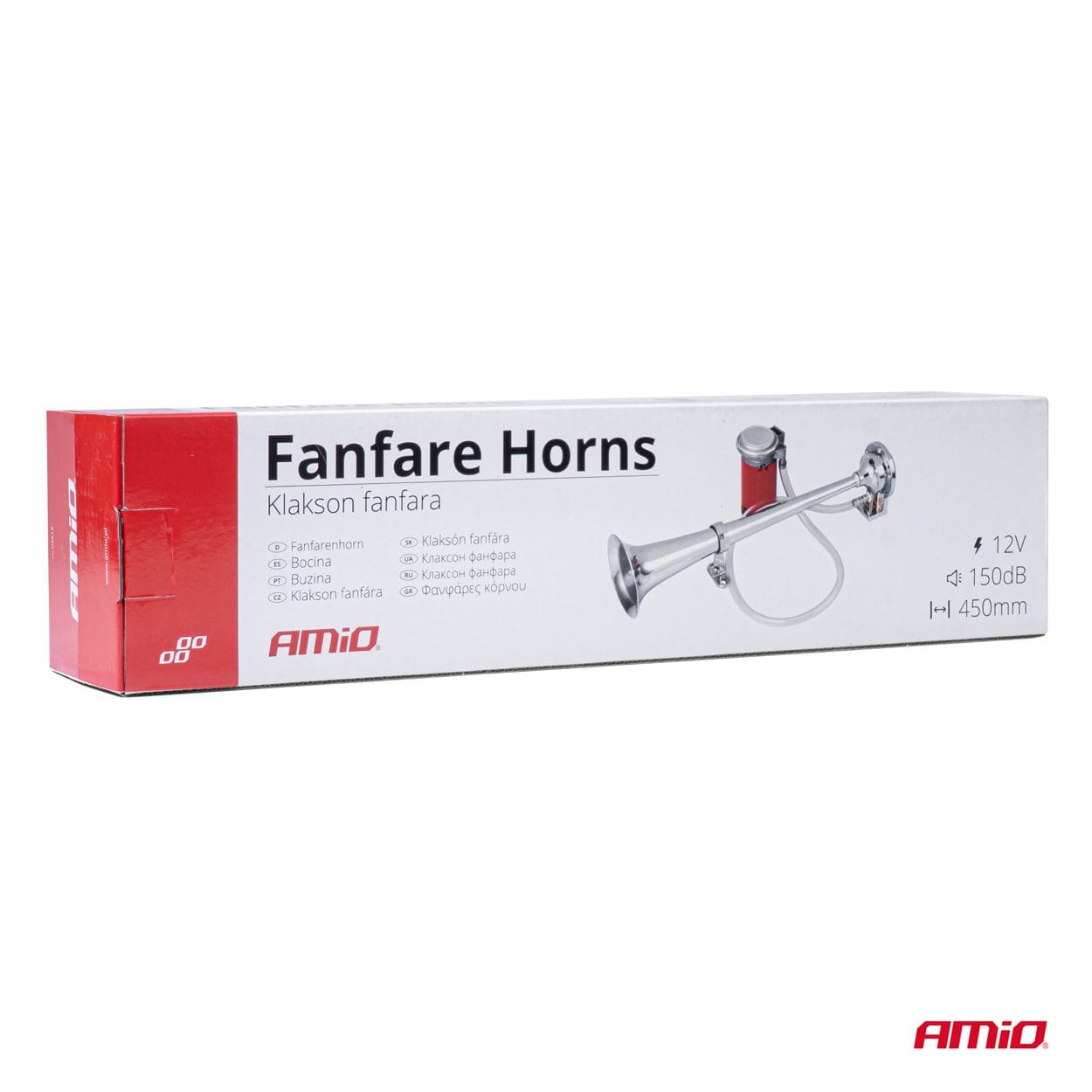 Sirena za automobil (fanfare) 12V AMIO - Slika 6