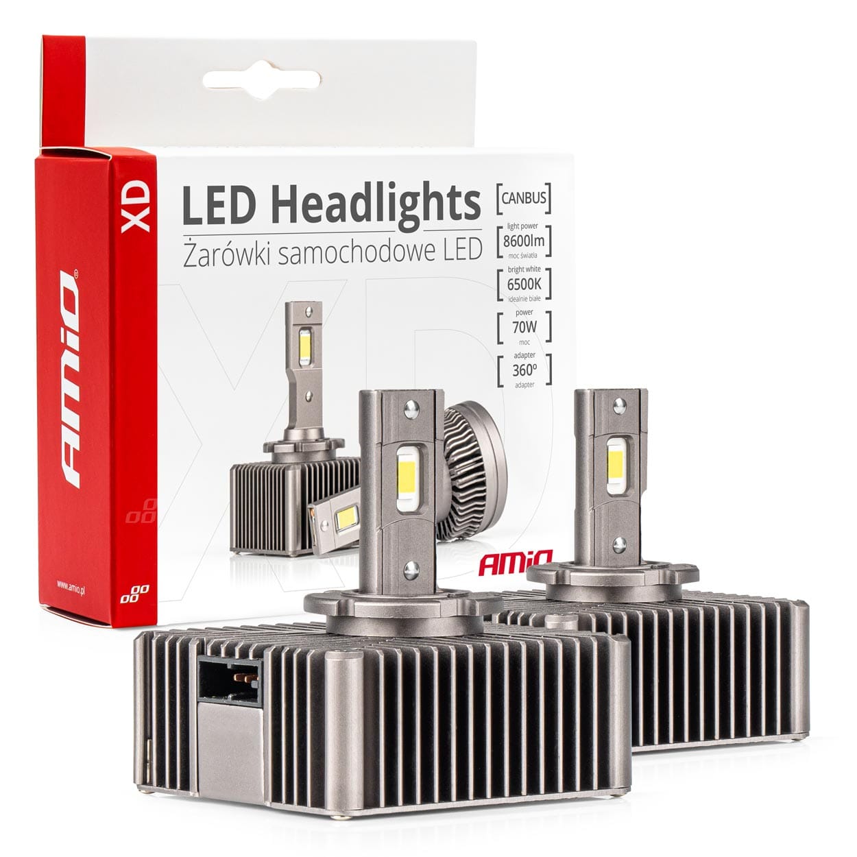 LED auto sijalica XD D5S 6500K AMIO