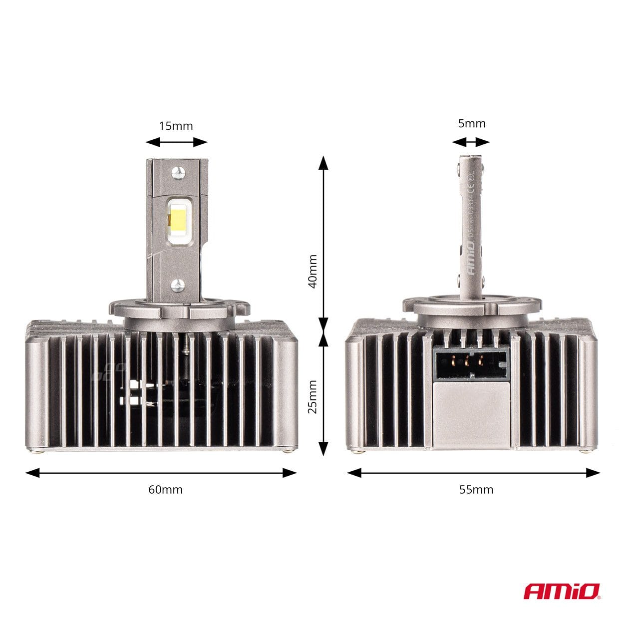 LED auto sijalica XD D5S 6500K AMIO - Slika 3