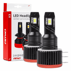 LED auto sijalica H15 X3 6500K AMIO