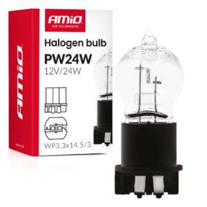 Halogena auto sijalica PWY24W AMIO bijela